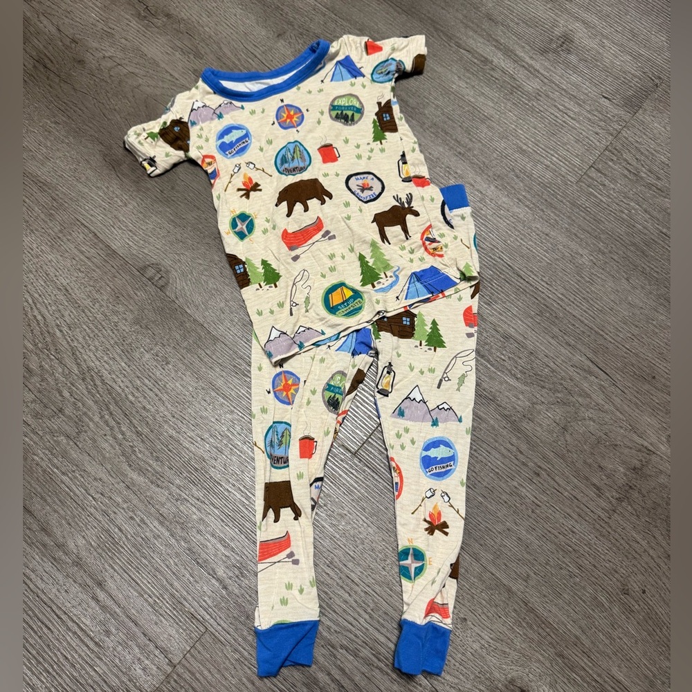 Little Sleepies Great Outdoors Two Piece Short Sleeve Set